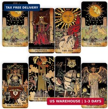 CRAFTERIAN Tarot Cards, 78-Card Deck, Original Tarot for Beginners Experts wit