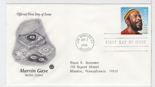 TurtlesTradingPost- Marvin Gaye, Musician 2019 FDC #5371 Artcraft Variety Cachet