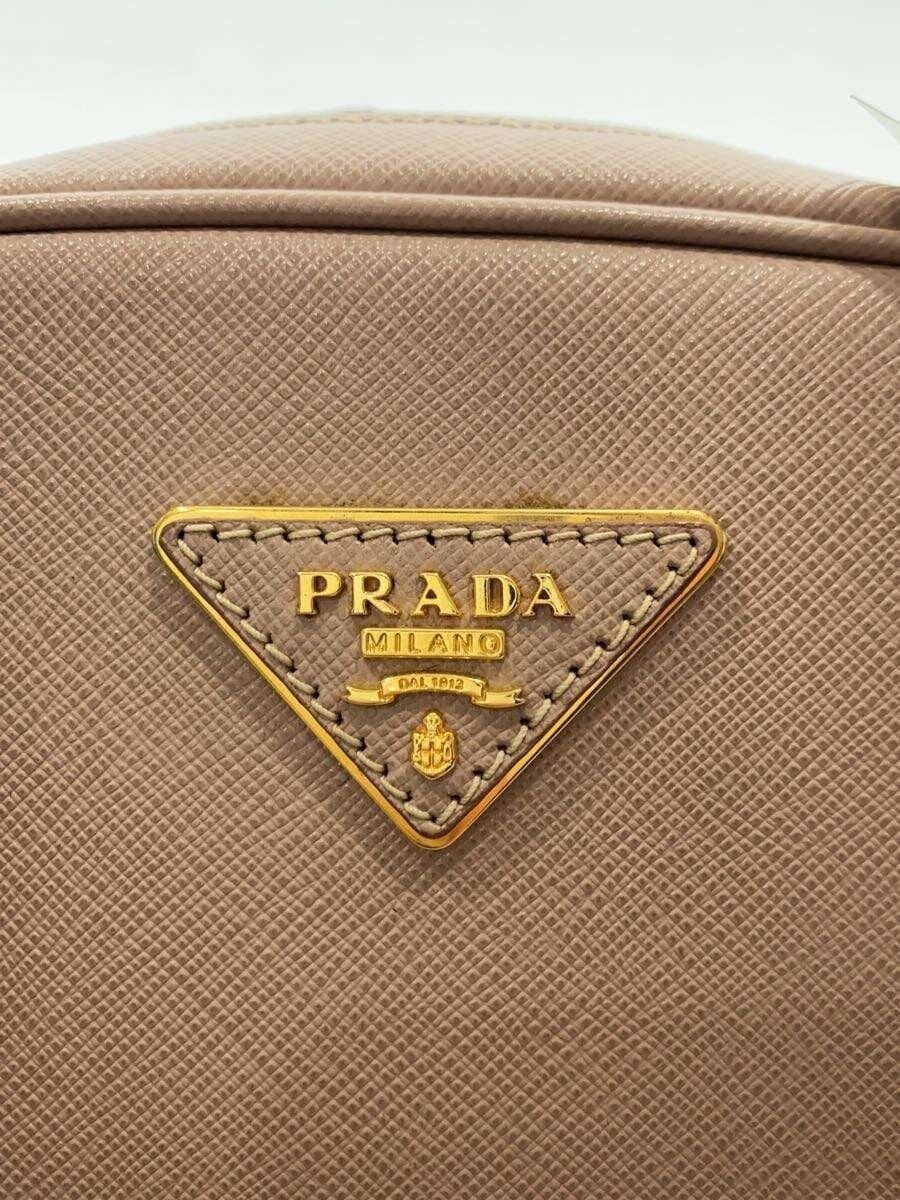 PRADA Boston bag cowhide BRW Used thumbnail 5
