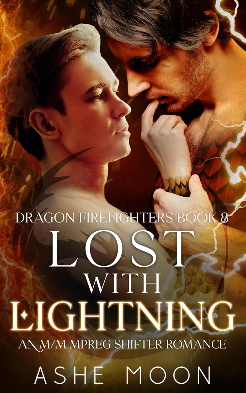 Lost With Lightning Ashe Moon Dragon Firefighters Book 8 MM Shifter Romance - Image 2