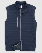 johnnie-O Crosswind Quilted Performance Vest Mens Wake 7853894 