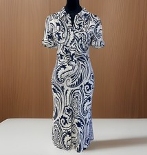 DVF Diane Von Furstenberg 4 POLLY ANNA Paisley Pencil Dress 100% Silk Sexy New