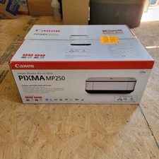 New  Canon PIXMA MP250 All-In-One Inkjet Office Home Printer Photo All in One 