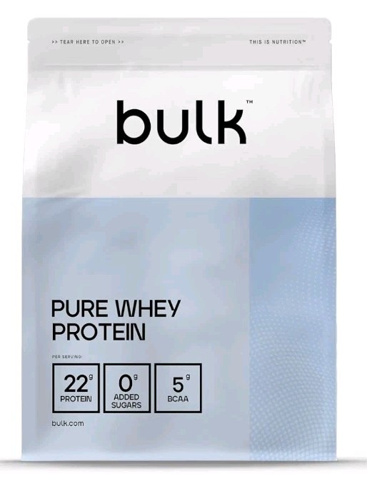Proteine Bulk Pure Whey Cioccolato e Arachidi 1kg - Muscoli e Gusto