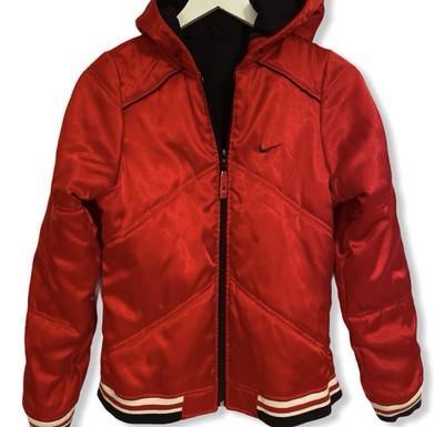 Vintage Nike Reversible Satin Hooded Jacket