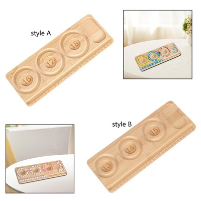 Armband Perlen Brett Holz Schmuck Tablett Organizer für Halskette Display Aufbewahrung
