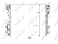1X NRF 59060 KüHler MotorküHlung FüR Jaguar