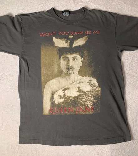 Vintage BOB DYLAN Queen Jane Rock Tour Concert Promo T-Shirt Vintage vintage concert t-shirt, vintage, size L, single stitch, B+ condition