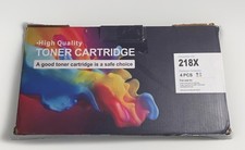 4 Pack 218X High Yield Toner With Chip for HP LaserJet Pro OPEN Box Sealed