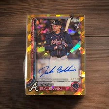 Topps Chrome Update Sapphire Gold Autograph Rookie Drake Baldwin Braves /50 2025