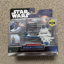 Star Wars Micro Galaxy Squadron Poe Dameron T-70 X-Wing 1 5000 Chase  0065 BB-8
