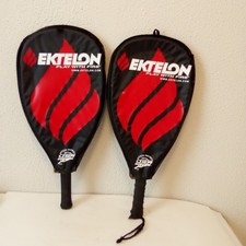 Ektelon Air Graphite 1500 Power Level Zip Cover Racquet Ball Racquets Set of 2