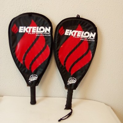 Ektelon Air Graphite 1500 Power Level  Zip Cover Racquet Ball Racquets Set of 2