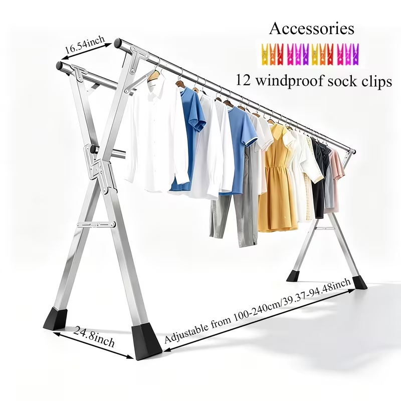 Clothes Drying Rack Available in Three Sizes, 63