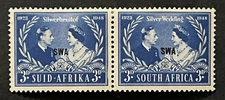 Travelstamps: South West Africa SWA Overprint Stamps Scott #159 3d Mint MOGH