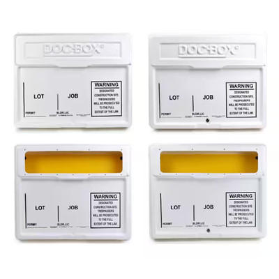 21 In. X 27 In. X 4 In. Outdoor/Indoor Posting Permit Box Unit with Window an...
