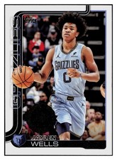 Jaylen Wells 2025-26 Topps #183 Memphis Grizzlies NBA *315
