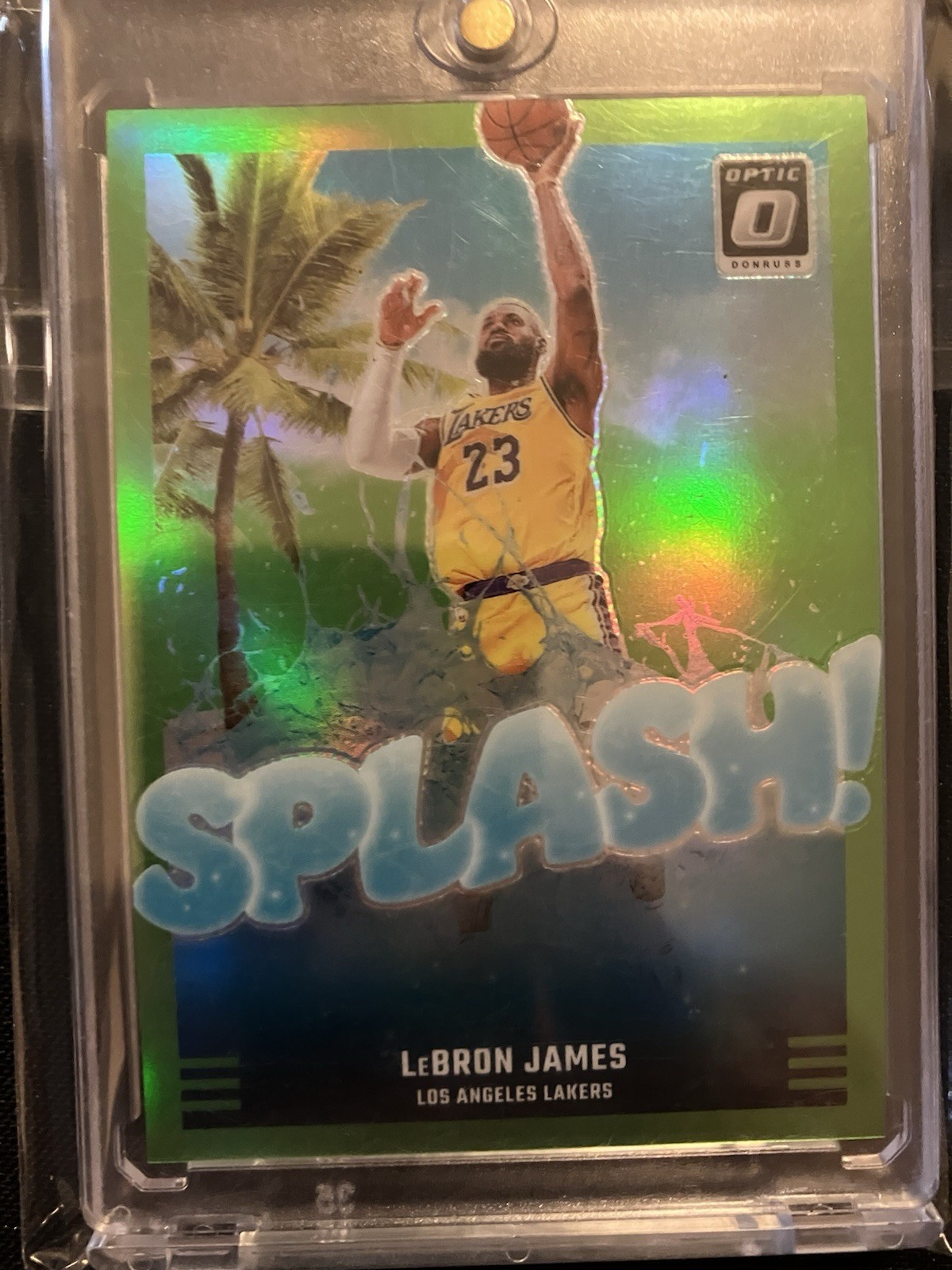 2024 LeBron James Donruss Optic Splash #5 Lime Green /199
