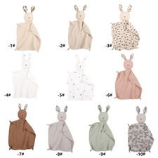 Soothe Appease Towel Printed Comforter Blanket Rabbit Saliva Towel for Infant