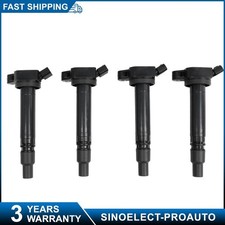 4pcs Ignition Coils For 2008-2011 Toyota Land Cruiser Lexus Ls460 4.6l V8 Uf507