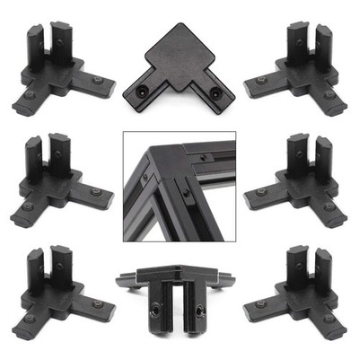 8Pcs Aluminum Extrusion Corner Bracket Tri Connector for 20 T Slot Extruded Alum