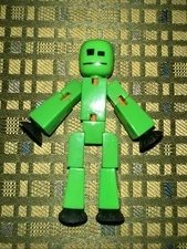 Zing StikBot 3 1/4” Green Action Figure - Free Shipping