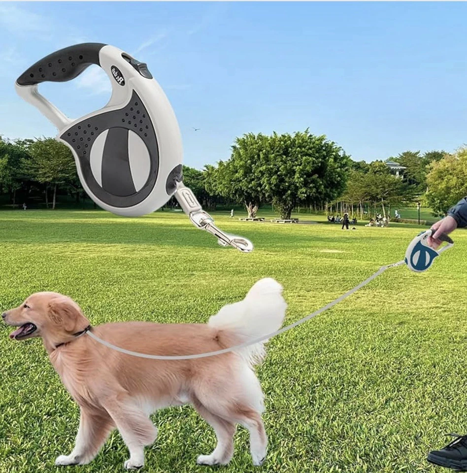 Nuevo - Correa retráctil para perro de 1 pieza, gris. Nuevo en caja Foto 3 de 3