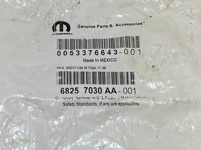 Air Filter Genuine Mopar 68257030AA