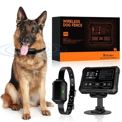 2-in-1 Wireless Dog Fence & Training Collar System, Supports Up to 3 Dogs, In...