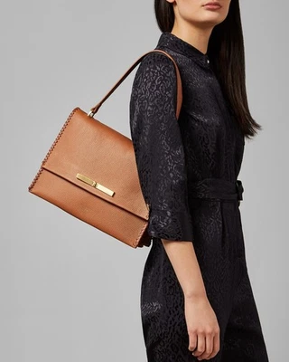 New with Tags Ted Baker CHITA Tan Brown Leather Shoulder Bag Handbag RRP £229 - Image 1 of 4