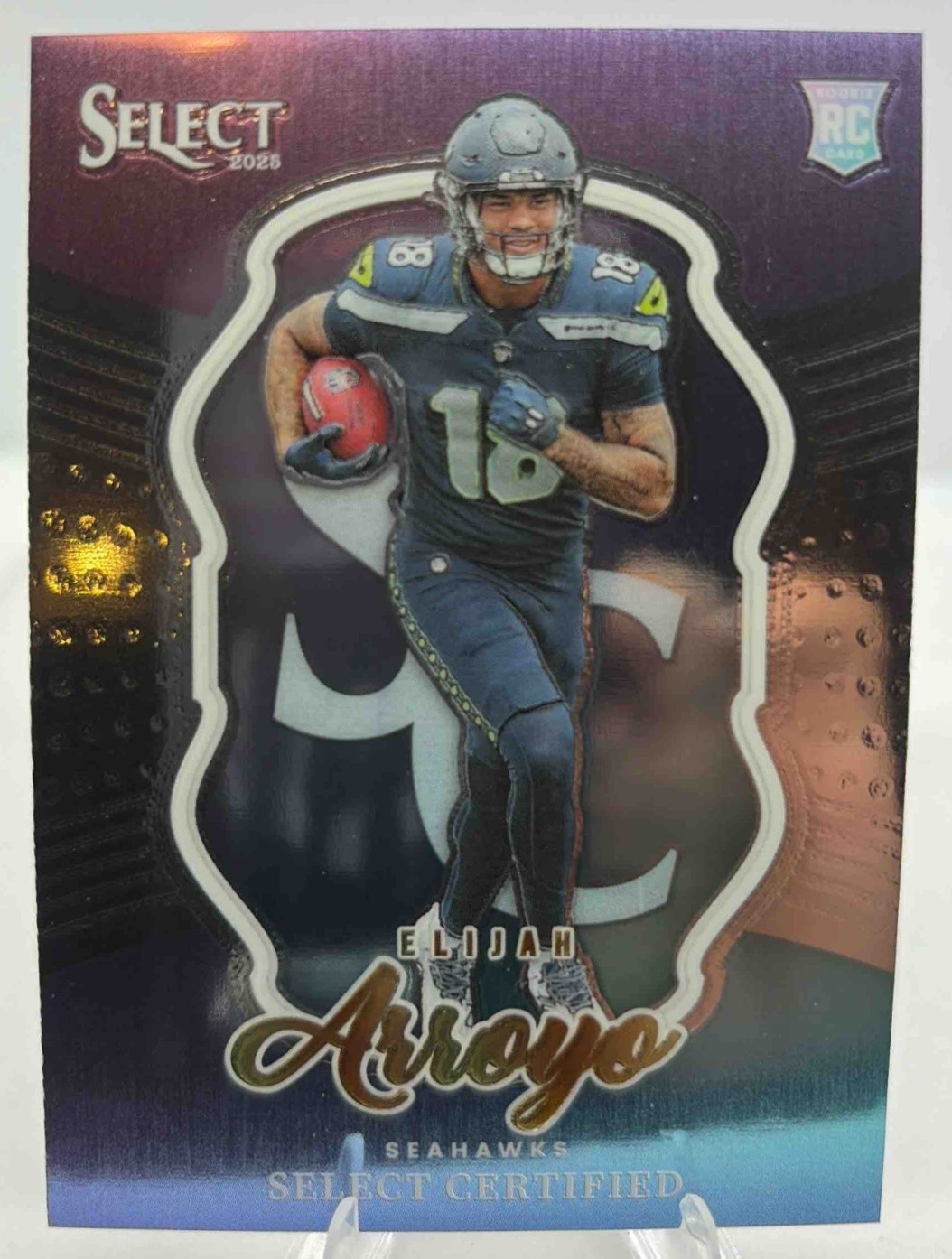 2025 Panini Select Elijah Arroyo #24 Certified Rookies RC Seahawks