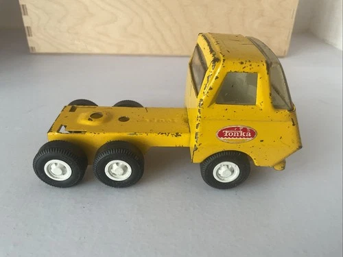 Vintage Yellow Tonka Toy Truck Vehicle - Good Used Condition