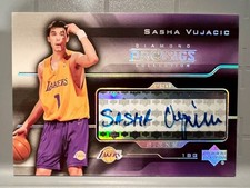star player RC Auto 04 Upper Deck Sasha Vujacic Sasha Vujacic NBA Rookie Autogr