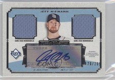 2013 Museum Collection Signature Swatches Dual Relics /299 Jeff Niemann Auto 0d2