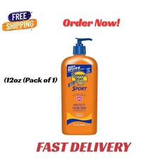 Banana Boat Sport Ultra Sunscreen Lotion SPF 50,12oz Oxybenzone Free(FAMILY PACK