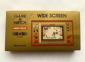Nintendo Game & Watch Mickey Mouse MC-25 Wide Screen with Box Japan