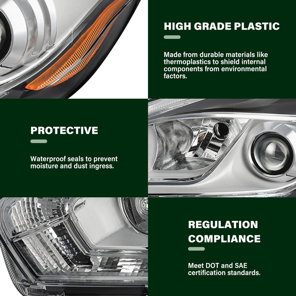 For Nissan Murano 2015-2018 Headlight LED DRL Left+Right