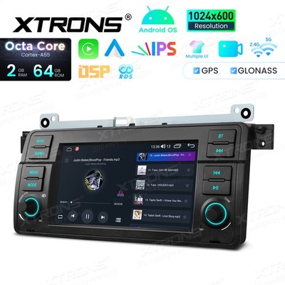XTRONS Android 14 Player for BMW E46 Rover 75 MG ZT Octa Core 64GB BT5.0 Radio
