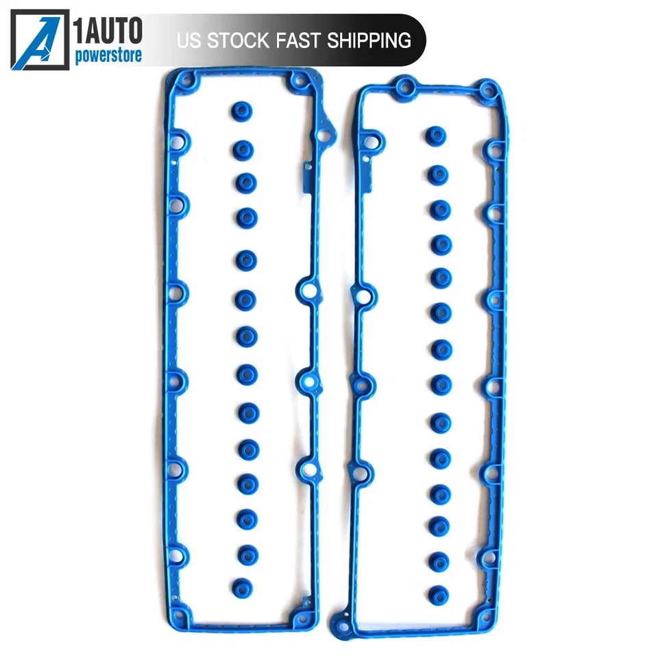Valve Cover Gasket Set For 1997-2012 Ford E-350 Super Duty Excursion F-250 6.8L Foto 2 de 4