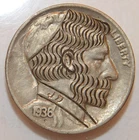 1936 Hobo Buffalo Nickel by John Dorusa - Rabbi -lot 113