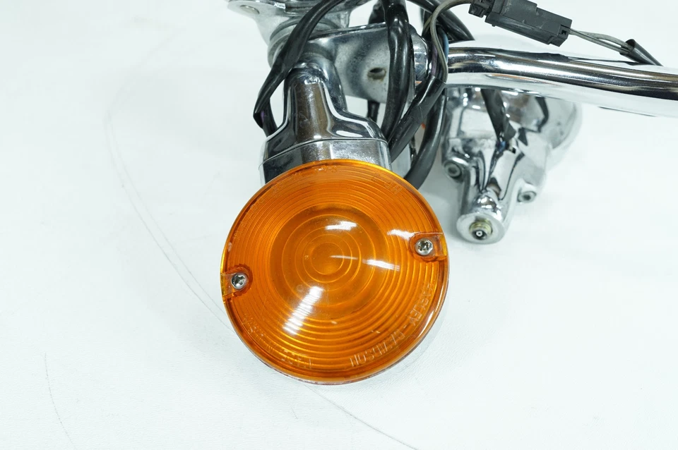 Barra de luz auxiliar indicadores de señal de giro delanteros Harley Softail FLSTCI Heritage 04 OEM Foto 3 de 4