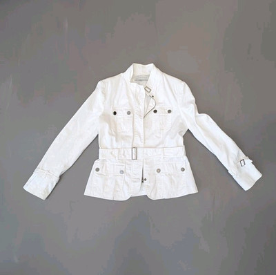 Zara Basic Jacke Weiß Größe M 