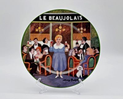 ''Les Cafes'' collection from Williams-Sonoma Collectible Plate