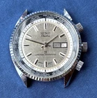 Vintage Seiko Electra World Time 23 Jewel Manual Wind Watch Runs Sets Date