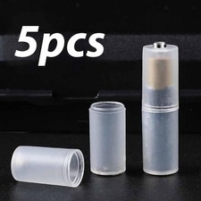 5x AAA to AA Battery Adapters Battery Holders Universal Home Converter Cases