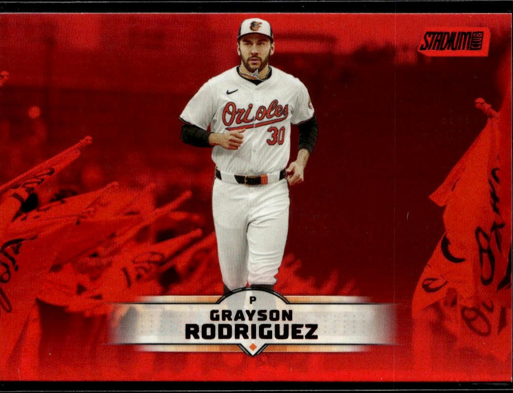 2025 Stadium Club #98 Grayson Rodriguez Red Foil