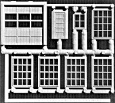 HO Machine Shop Doors & Windows (8)