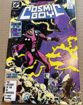 Cosmic Boy 4 1987 VF+ DC Comics Krypto Superboy Legends Event - Combined P&P