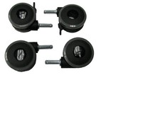 Invacare Bed Caster Package; 2 w/Brake and 2 w/Out Brake, 1123550 Full 