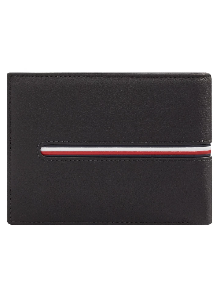 Tommy Hilfiger Herren Geldbörse TH Downtown CC Leder Schwarz AM0AM07294-BDS - Bild 2 von 2